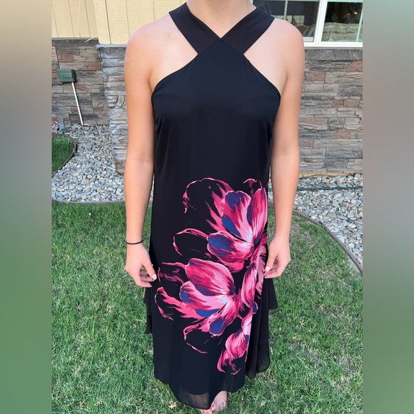 Jennifer Lopez Chiffon Maxi Dress (Medium) - Picture 2 of 8